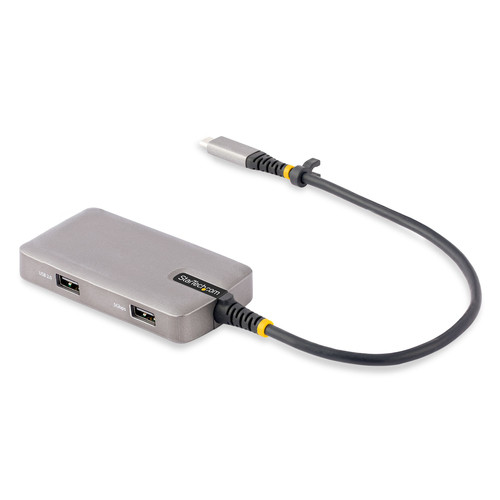 StarTech.com USB-C Multiport Adapter, 4K 60Hz HDMI, 3-Port USB Hub, 100W Power Delivery Pass-Through, Mini Dock, Windows/macOS/ChromeOS - USB C multiport adapter w/4K60Hz HDMI 2.0b HDR10 via DP 1.4 Alt Mode, 3x USB Hub (1x USB 3.2 5Gbps, 2x USB 2.0), 100W PD pass-through, 12in extended cable, Portable Type-C Mini laptop docking station, Works with Chromebook (WWCB) certified, Win/macOS