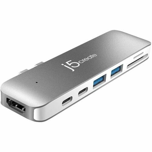 j5create UltraDrive JCD382 Thunderbolt 3 Docking Station for MacBook - Charging Capability - Memory Card Reader - SD - 2 Displays Supported - 4K @30Hz, 5K @ 60Hz, 4K - 3840 x 2160, 5120 x 2880