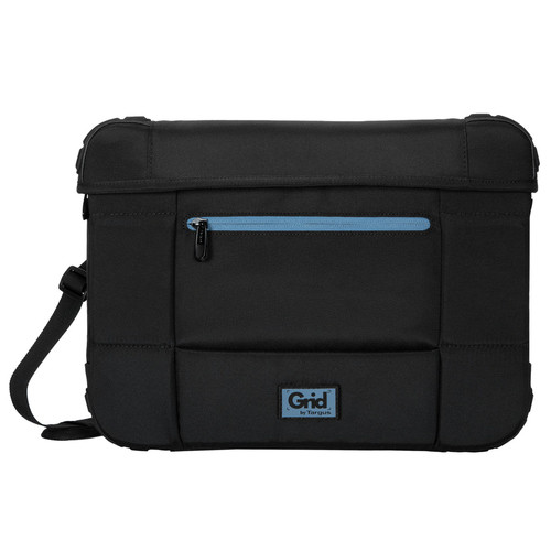 Targus Grid TBS654GL Carrying Case (Slipcase) for 33 cm (13") to 35.6 cm (14") Notebook - Black - Impact Resistant, Drop Resistant, Wind Resistant, Rain Resistant, Vibration Resistant, Dust Resistant, Shock Absorbing Corner, Weather Resistant - Shoulder Strap - 285 mm Height x 34 mm Width x 367.9 mm Depth - 1 Pack