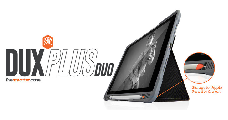 DUX PLUS DUO (IPAD 7TH/8TH/9TH GEN) - RED
