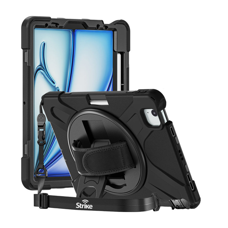 Strike Rugged Case For Apple iPad Air 11 (M4/M3/M2) (Black)