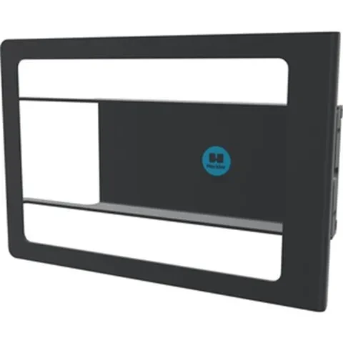 Side Mount for iPad 10.2" - Secure Enclosure for iPad 7, 8, & 9 for Room Scheduling - Redpark Gigabit + PoE Adapter