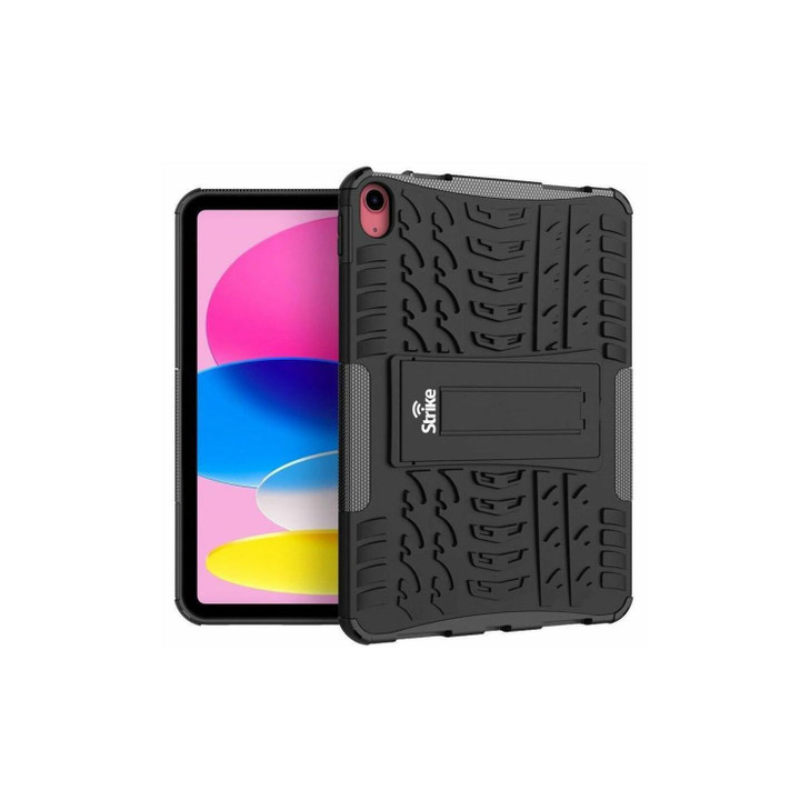 Strike Rugged Case for Apple iPad (11th/10th Gen) (Black)