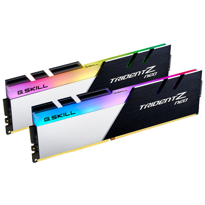 G.SKILL Trident Z Neo RAM Module for Desktop PC, Workstation - 32 GB (2 x 16GB) - DDR4-3600/PC4-28800 DDR4 SDRAM - 3600 MHz - CL18 - 1.35 V - Non-ECC - 288-pin - DIMM - Lifetime Warranty
