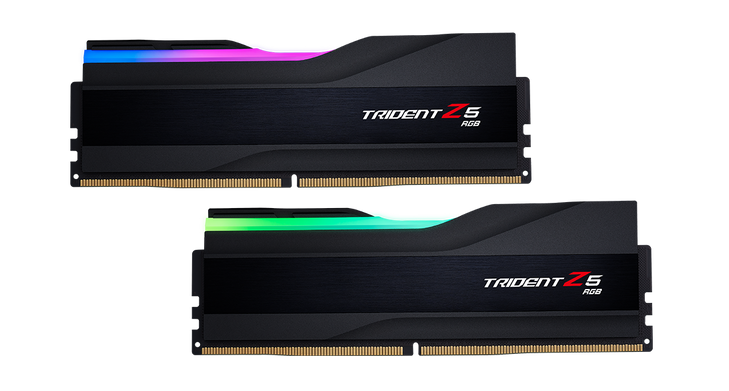 G.SKILL Trident Z5 RGB RAM Module for Desktop PC, Motherboard - 32 GB (2 x 16GB) - DDR5-5600/PC5-44800 DDR5 SDRAM - 5600 MHz - CL36 - 1.20 V - Non-ECC - Unbuffered - 288-pin - DIMM - Lifetime Warranty