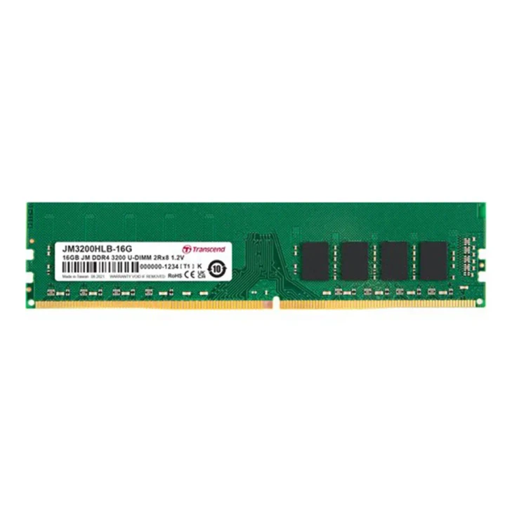 JetRAM RAM Module for Desktop PC, Motherboard, Notebook - 16 GB (1 x 16GB) - DDR4-3200/PC4-25600 DDR4 SDRAM - 3200 MHz Dual-rank Memory - CL22 - 1.20 V - Unbuffered - 288-pin - DIMM