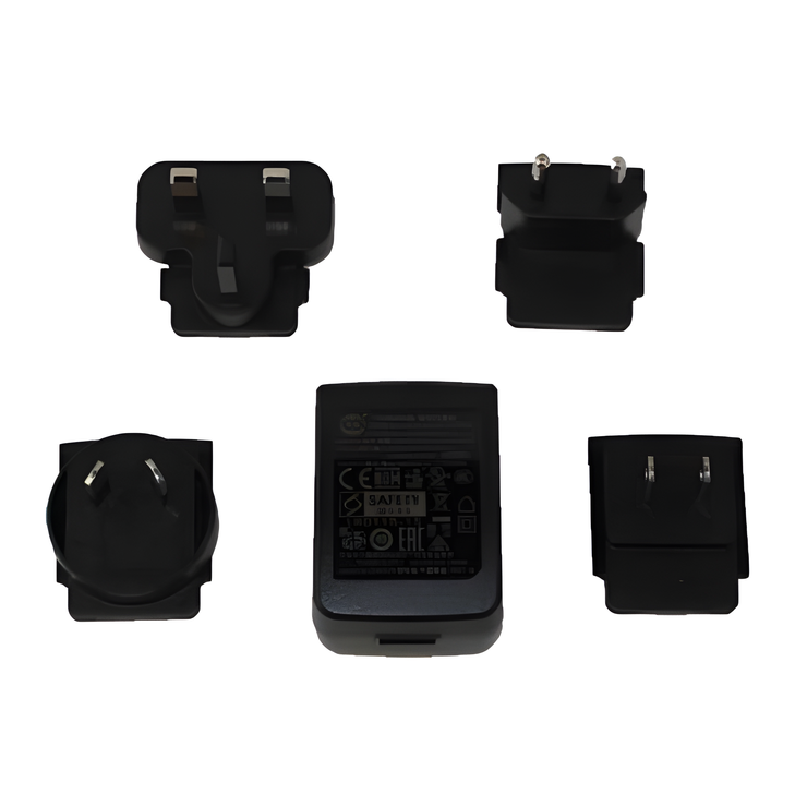Power Wall Adapter with 4 regional plugs # USB A (for 94ACC0327 USB A to USB C cable)