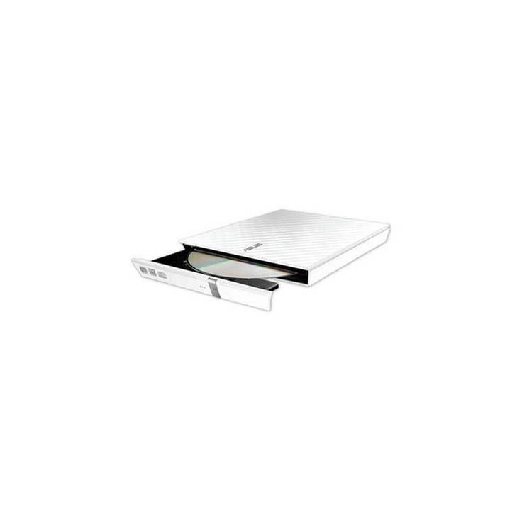 SDRW-08D2S-U LITE DVD-Writer - External - White - DVD-RAM/±R/±RW Support - 24x CD Read/24x CD Write/16x CD Rewrite - 8x DVD Read/8x DVD Write/8x DVD Rewrite - USB 2.0
