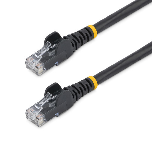 StarTech.com 10m Black Cat5e Patch Cable with Snagless RJ45 Connectors - Long Ethernet Cable - 10 m Cat 5e UTP Cable - Make Fast Ethernet connections with PoE support - 10m Cat5e Patch Cable / Cat 5 Ethernet Cord / Cat5e Network Cable / Cat5e UTP Cab