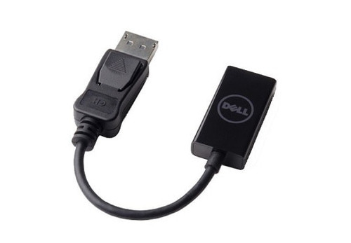 Dell DisplayPort (M) to HDMI (F) 2.0 (4K) - First End: 1 x DisplayPort Digital Audio/Video - Male - Second End: 1 x HDMI 2.0 Digital Audio/Video - Female - Supports up to3840 x 2160