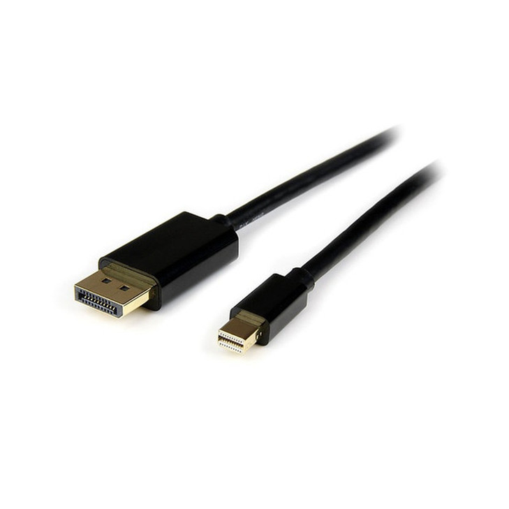 StarTech 4m (13ft) Mini DisplayPort to DisplayPort 1.2 Cable, 4K x 2K mDP to DisplayPort Adapter Cable, Mini DP to DP Cable