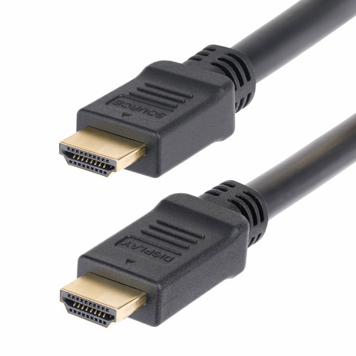 StarTech 15m (49.2ft) Active HDMI 2.0 Cable, CMP, Plenum Rated, High Speed HDMI Cable, 4K 60Hz, HDR10/HDCP 2.2/ARC