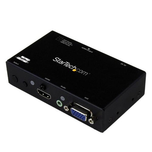 StarTech Audio/Video Switchbox - Cable - 1920 x 1200 - WUXGA - 2 Input Device - 1 Display - Projector - 1 x HDMI In - 1 x HDMI Out - 1 x VGA In