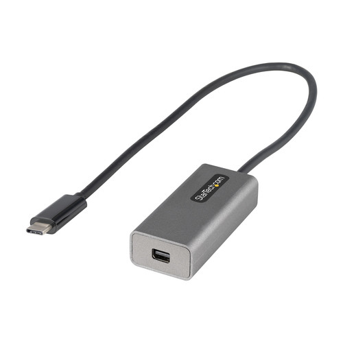 StarTech USB C to Mini DisplayPort Adapter, 4K 60Hz USB-C to mDP Adapter Dongle, USB Type-C to Mini DP Video Converter, w/ 12" Cable