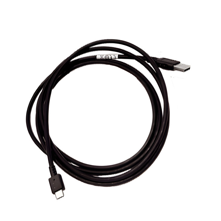 CS6080 CORDLESS CRADLE CABLE: USB-C (CRADLE) TO USB-A (HOST) CABLE 7FT. (2.1M) STRAIGHT - MIDNIGHT BLACK