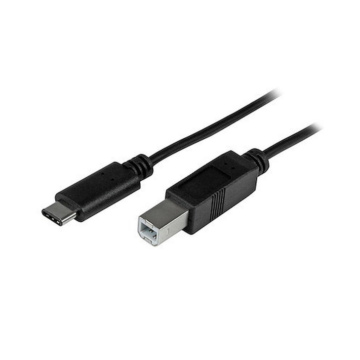 StarTech USB C to USB B Printer Cable - 3 ft/ 1m - USB C Printer Cable - USB C to USB B Cable - USB Type C to Type B - Cable for Printer - First End: 1 x 4-pin USB 2.0 Type B - Male