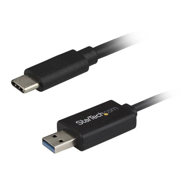 StarTech USB C to USB 3.0 Data Transfer Cable - Mac/ Windows - Windows Easy Transfer Cable - Mac Data Transfer - 2m (6ft)