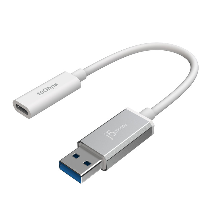 j5create JUCX35 10 cm USB/USB-C Data Transfer Cable - 1 - Cable for USB Device, Audio/Video Device, USB Charger, Phone, Tablet, Computer, Notebook, Hub, Charger, MacBook Pro, ...