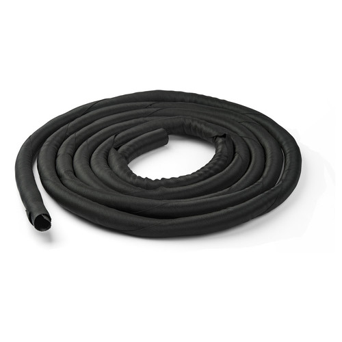 StarTech 15' (4.6m) Cable Management Sleeve/Wrap - Flexible Cable Manager - Expandable Coiled Cord Protector/Organizer - Trimmable - Cable Sleeve - 4.6 m Length - Nylon, Polyester
