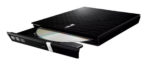 SDRW-08D2S-U LITE BLACK EXTERNAL SLIM DVD BURNER. 8X DVD WRITING SPEED. USB 2.0 INTERFACE
