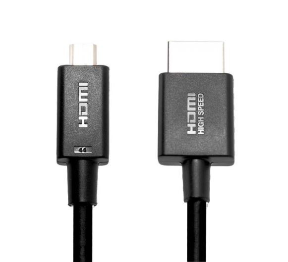 Oxhorn HDMI to Micro HDMI Cable 1.8m - 1.4v 19 (+1) pins A Male to D Male 34AWG, 100% copper wire, OD4.2mm RoHS