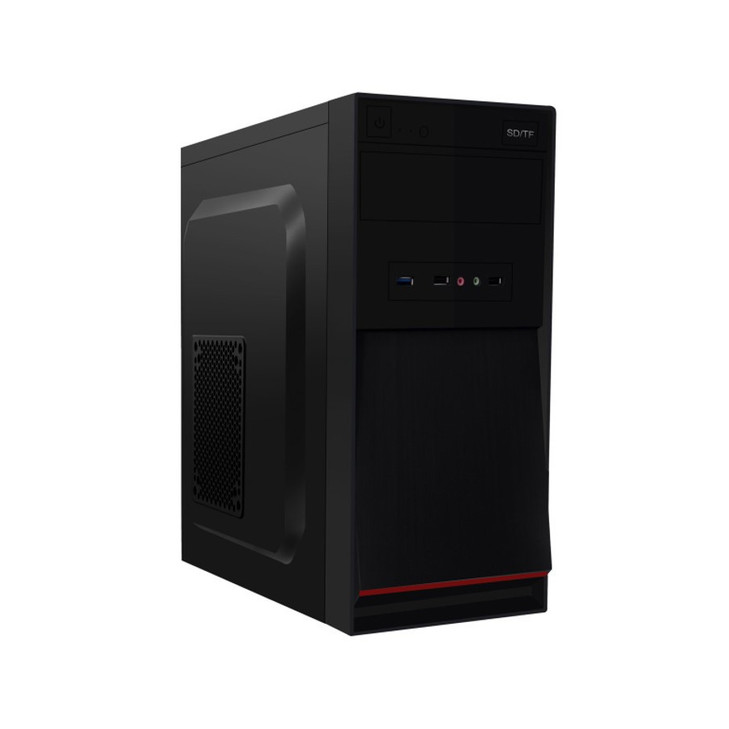 Aywun 301 Business & Office mATX with 500w PSU. 1x 5.25', 24PIN ATX, 8PIN EPS, 1x USB3, 2x USB 2.0,  Front HD Audio. 2 Yrs Warranty.