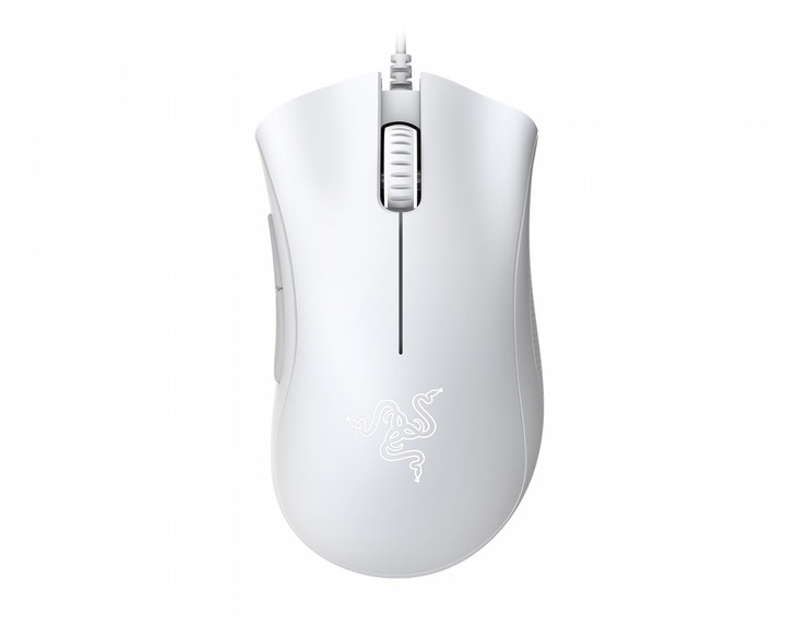 Razer DeathAdder Essential White Edition-Ergonomic Wired Gaming Mouse-FRML Packaging