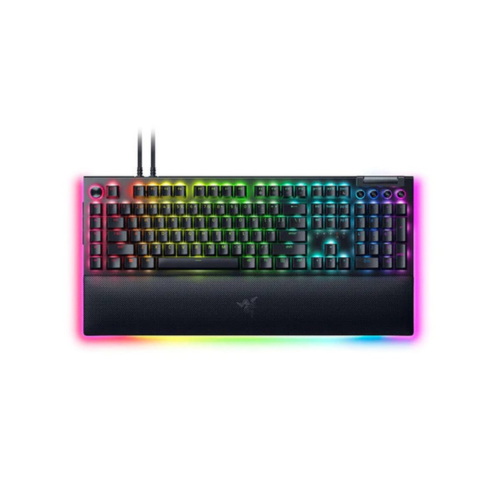 Razer BlackWidow V4 Pro-Mechanical Gaming Keyboard (Yellow Switch)-US Layout