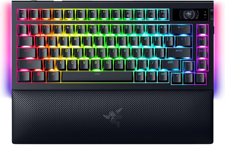 Razer BlackWidow V4 Pro 75%-Wireless Hot-swappable Gaming Keyboard-US Layout-FRML