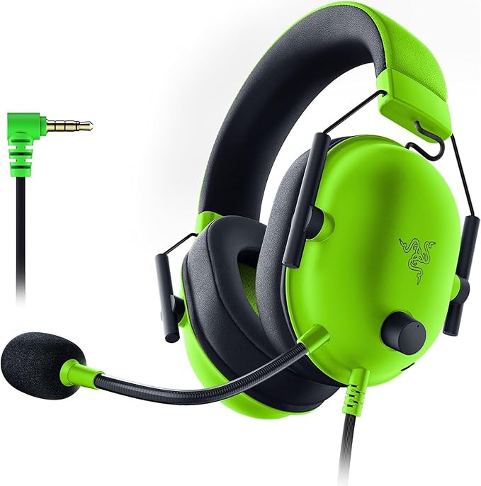 Razer BlackShark V2 X-Wired Gaming Headset-Green-FRML Packaging