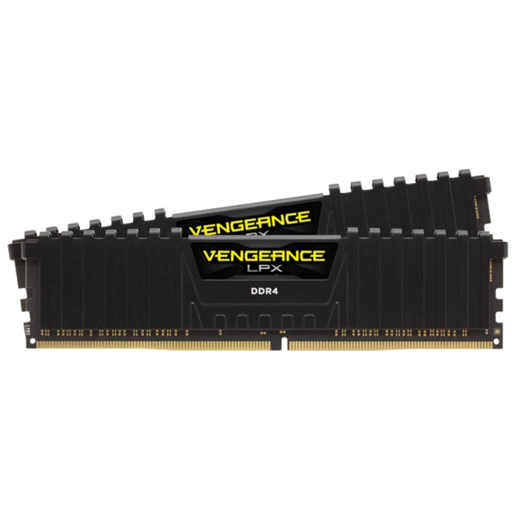 CORSAIR Vengeance LPX DDR4, 3200MHz 16GB 2 x 288 DIMM, Unbuffered, 16-20-20-38, Black Heat spreader, 1.35V, XMP 2.0