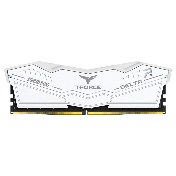 T-FORCE DELTA, RGB WHITE, DDR5, 6400MHz, 32GB Kit (16Gb x 2), CL40-40-40-84, 1.35V, Limited Lifetime Warranty, INTEL XMP 3.0, AMD EXPO Ready