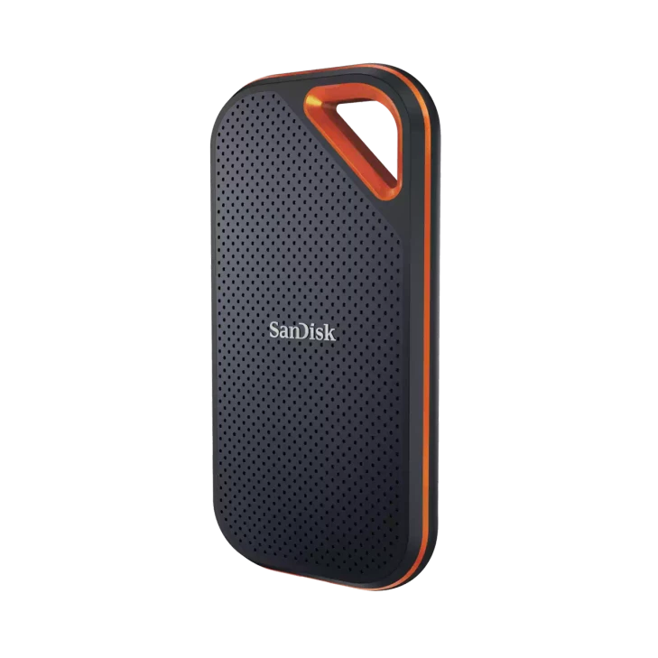 Pro SanDisk Portable SSD, E81 4TB, USB 3.2 Gen 2x2, Type C & A compatible, R 2000MB/s, W 1900MB/s, IP65 , 256-bit AES hardware encp, 5Y
