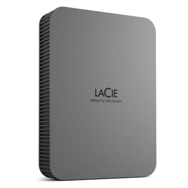 LaCie 5TB Mobile Drive v2 USB-C - Moon Silver