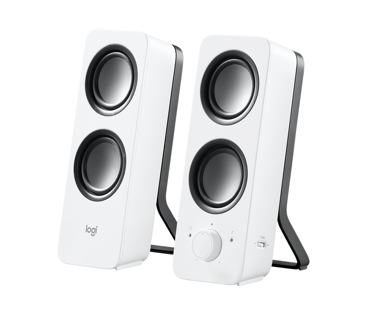 Logitech z200 Multimedia Speakers - Snow White