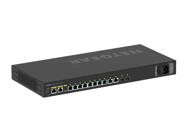 NETGEAR AV Line M4250-10G2XF-PoE+ 8x1G PoE+ 240W 2x1G and 2xSFP+ Managed Switch (GSM4212PX) (limited lifetime)