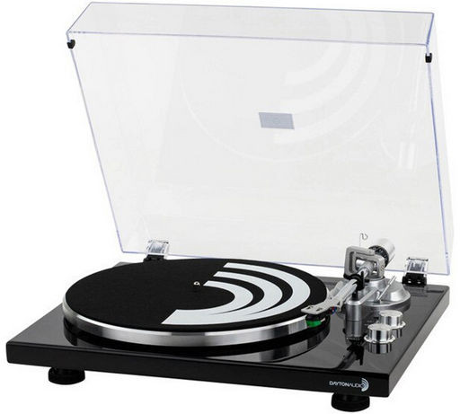 DAYTON AUDIO Black TURNTABLE BLUETOOTH WITH USB