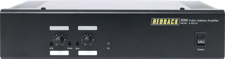 Redback 30W 2 Input 100V Public Address (PA) Amplifier