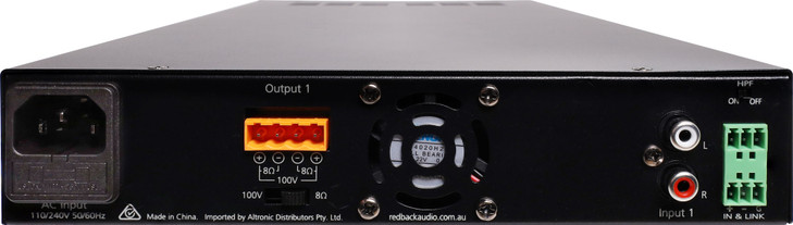 Redback 60W Public Address (PA) Zone Amplifier