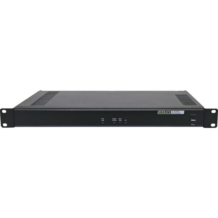 Redback Compact 1RU Public Address (PA) 100V Amplifier 30W
