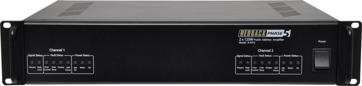 Redback Phase5 Boost Public Address (PA) 2x125W Amplifier
