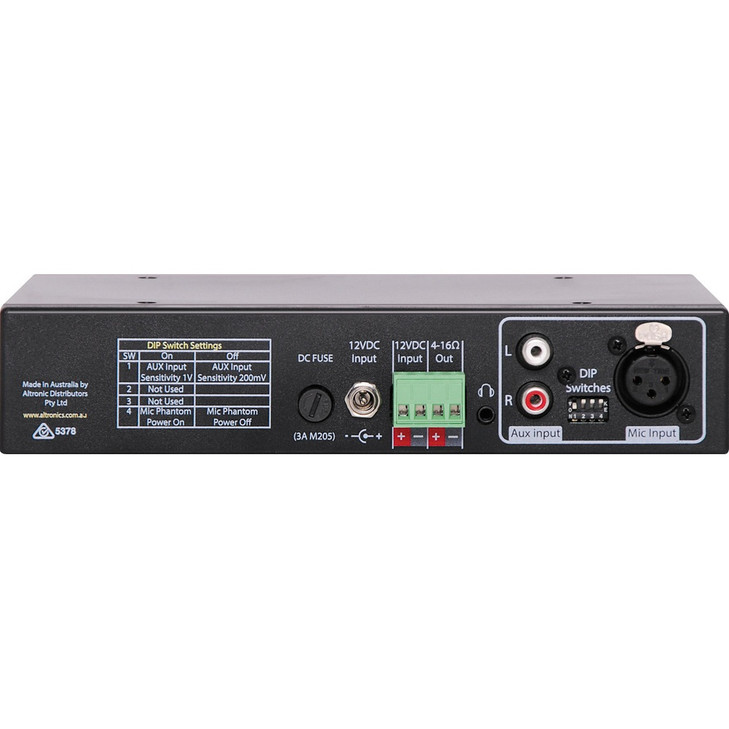 Redback 15W Public Address (PA) Amplifier