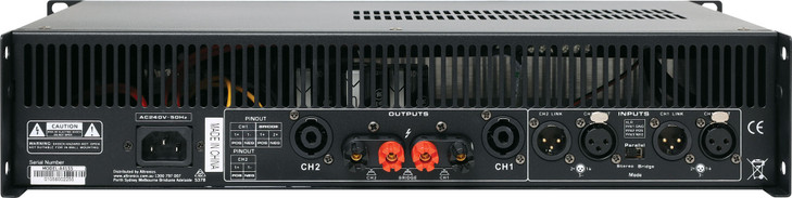 Biema PA Amplifier Stereo/Bridgeable 2x150W