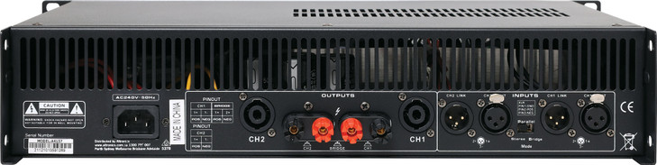 Biema PA Amplifier Stereo/Bridgeable 2x250W