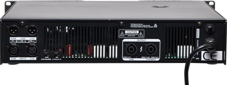 Biema PA Amplifier Stereo/Bridgeable 2x550W
