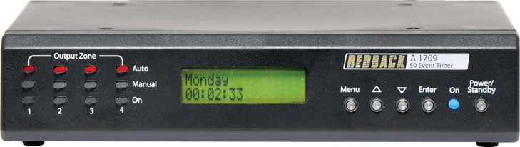 Redback 50 Event 4 Output 24 Hour 7 day Timer