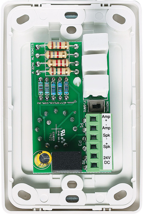 Redback Attenuator Volume Control 10W 100V Line - Vert. Clipsal Plate
