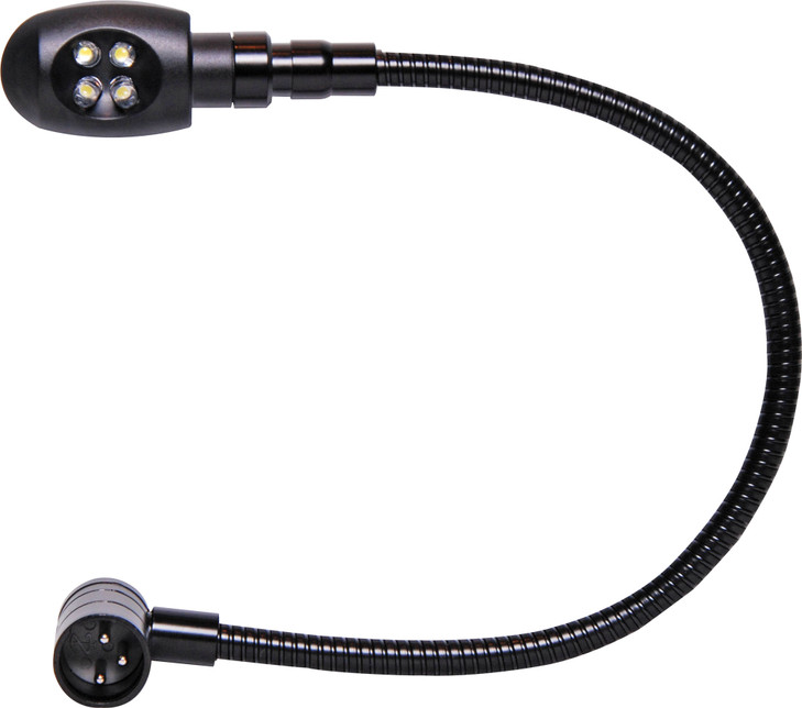12VDC 450mm 90 Deg. XLR Gooseneck LED Lamp