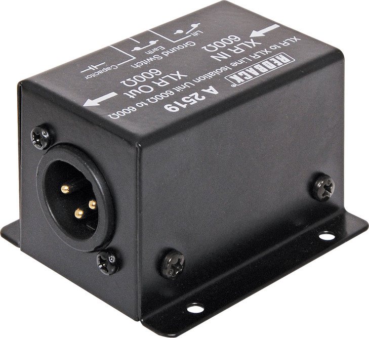Redback Line Isolation Transformer 600 ohms to 600 ohms XLR