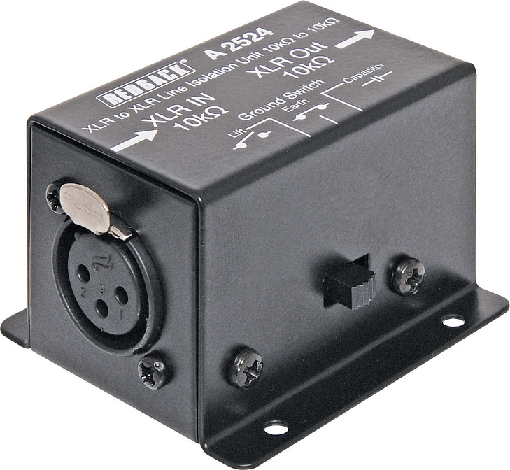 Redback Line Isolation Transformer 10k ohms to 10k ohms XLR